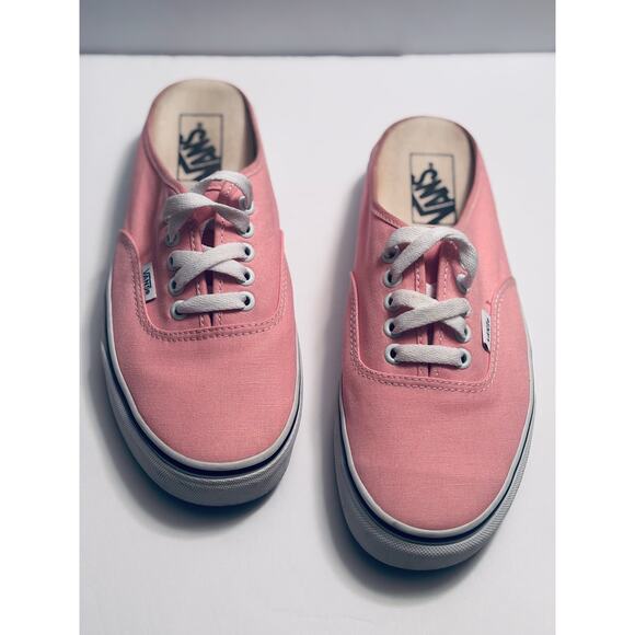 Women’s Vans Classic Authentic Mule Slip on Sneakers powder pink canvas- size 9 - Picture 9 of 9